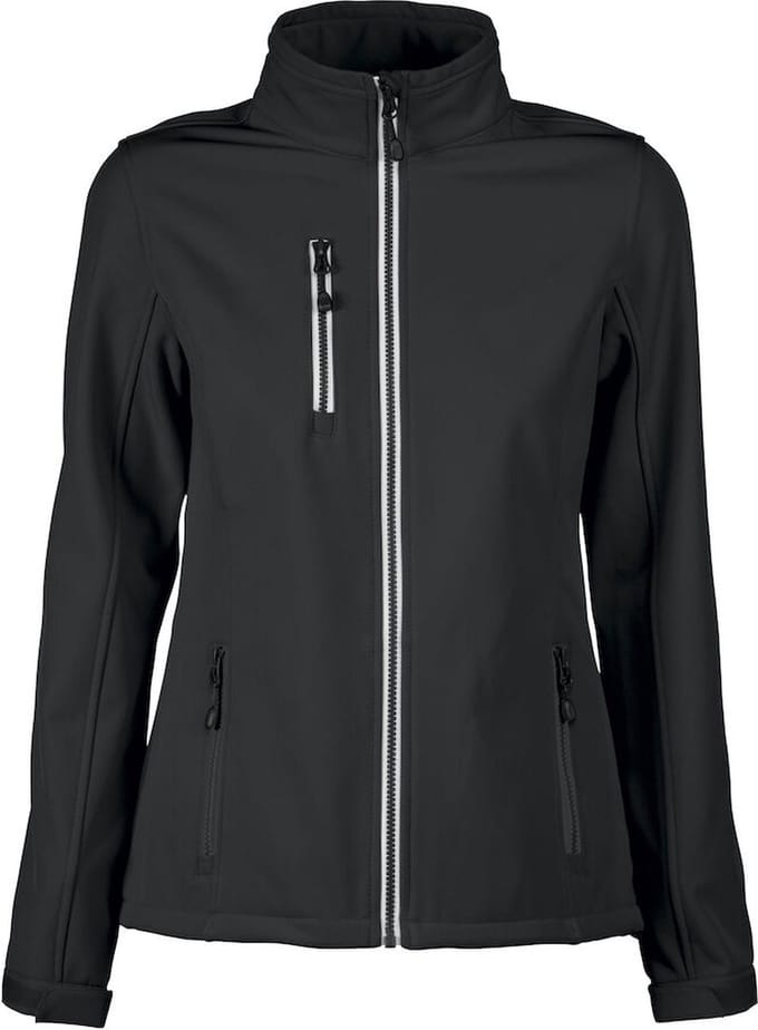 Printer Softshell Jas Vert Lady 2261050 Zwart - Maat S