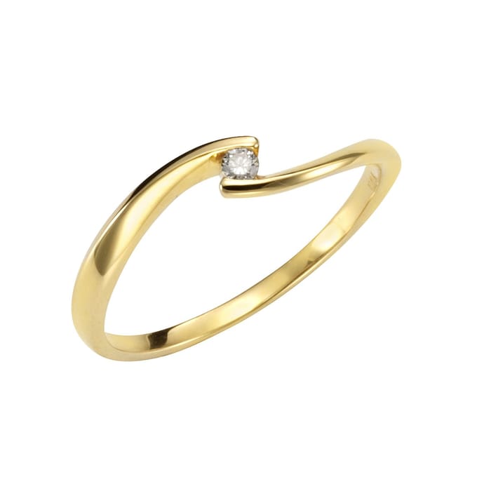 Orolino Ring Gold 585 mit Brillant 0,04ct.