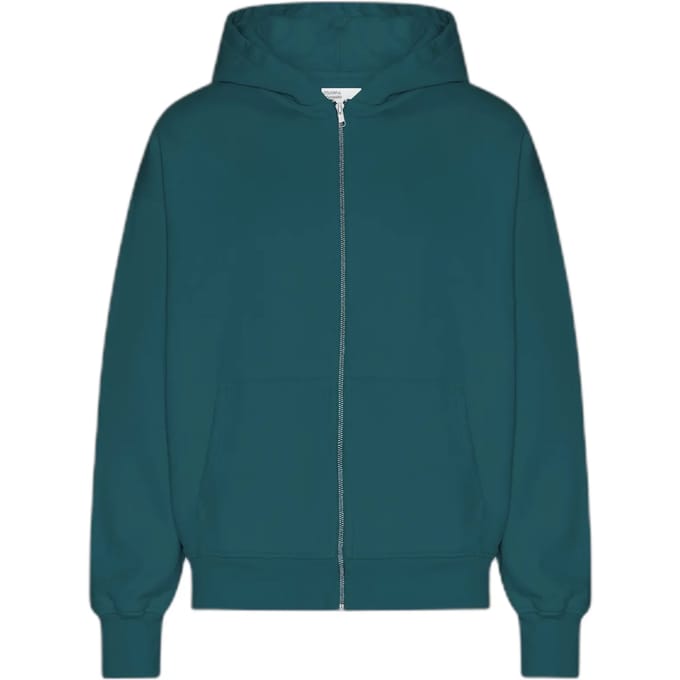 Hooded sweatshirt met rits Colorful Standard Organic