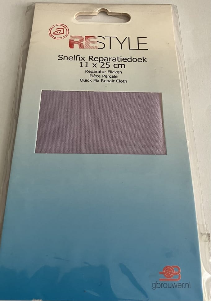 Restyle snelfix reparatiedoek - Lila - 11 x 36 cm