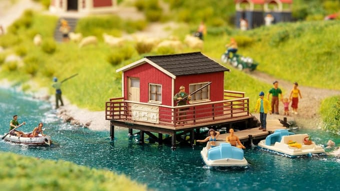 Miniatuur Bootverhuur Bouwpakket voor Modelbouw - Perfect voor Diorama's