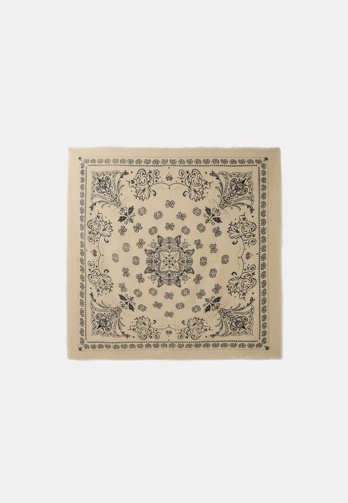 Stradivarius Bandanasjaaltje met print en zachte touch  Steen OS