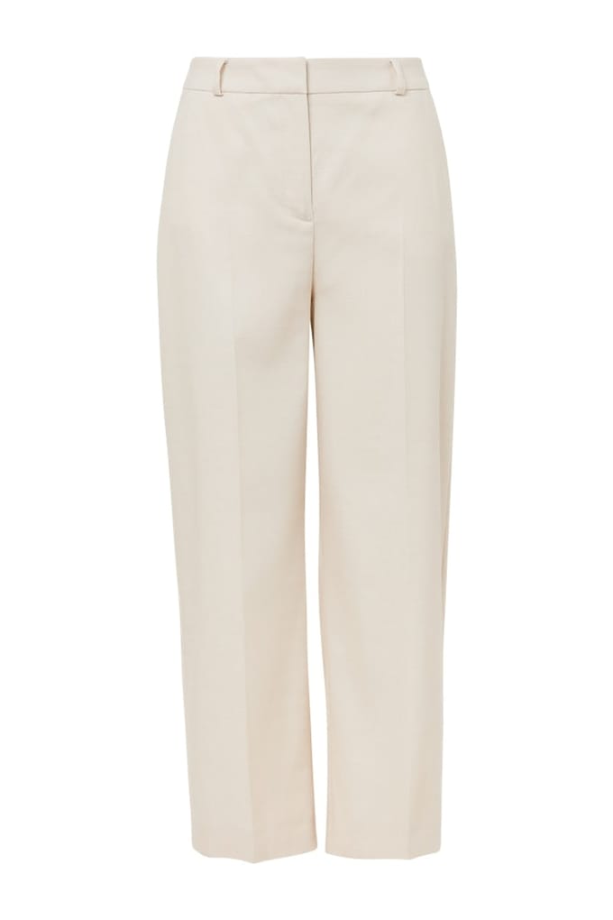 Comma Pants Beige Größe: 44 | Ausgestellte Hosen Outlet | Damen | Braun