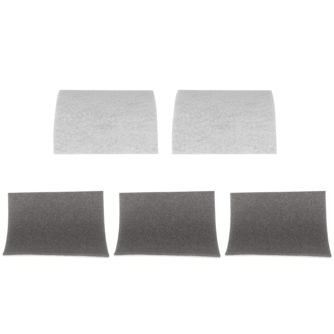 5 stuks Huishoudelijk Universeel Stofzuiger Motor Spons Filter Scherm Zeef Accessoire gray