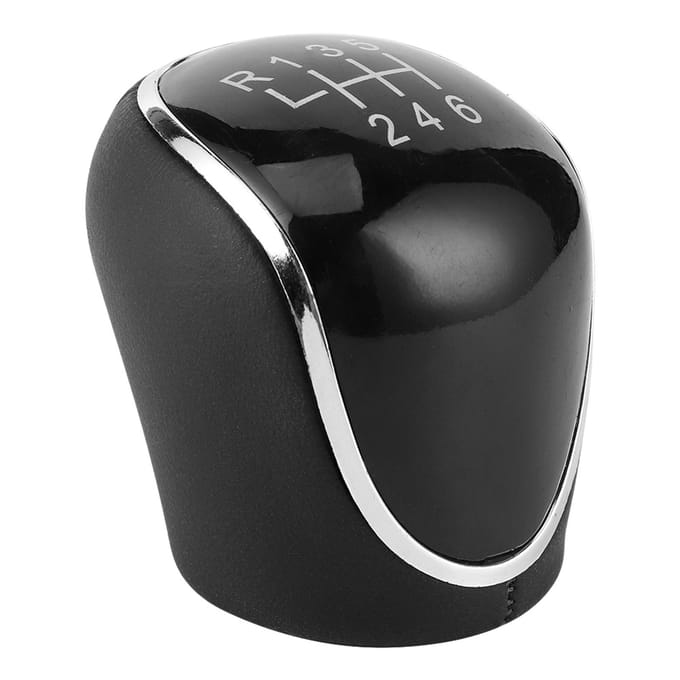6 Versnellingen Auto Versnellingspook Knop Handbal Hendel Accessoire Geschikt Voor FOCUS black