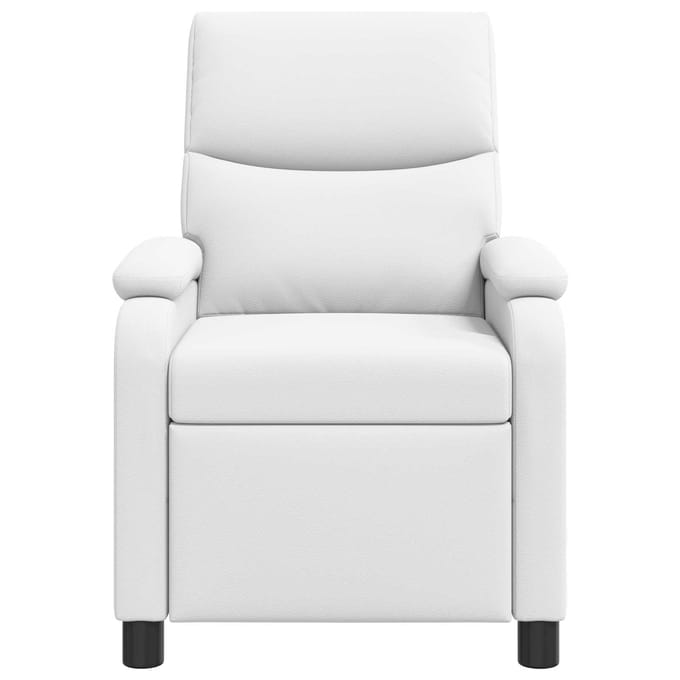 vidaXL - Recliner - Wit - Kunstleer
