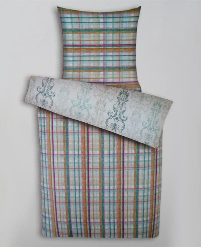 Mexx Musical Dekbedovertrek - Eenpersoons - 140x200/220 cm - Aqua