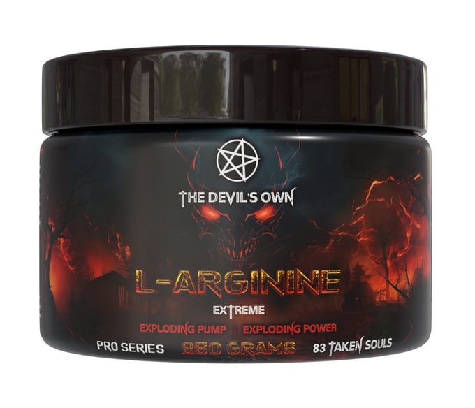 The Devil's Own | L-arginine | Unflavored | 250gr 83 servings | Pre-workout | Intra-workout | Aminozuren | Nutriworld
