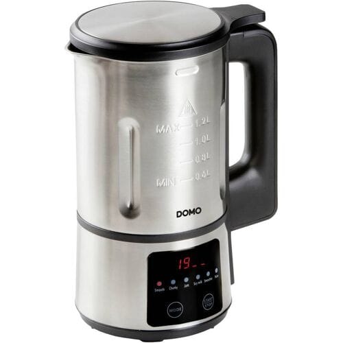 DOMO DO727BL Soepmaker ‘My Soup Express’ – 1,2L - 6 programma’s – RVS – Zwart
