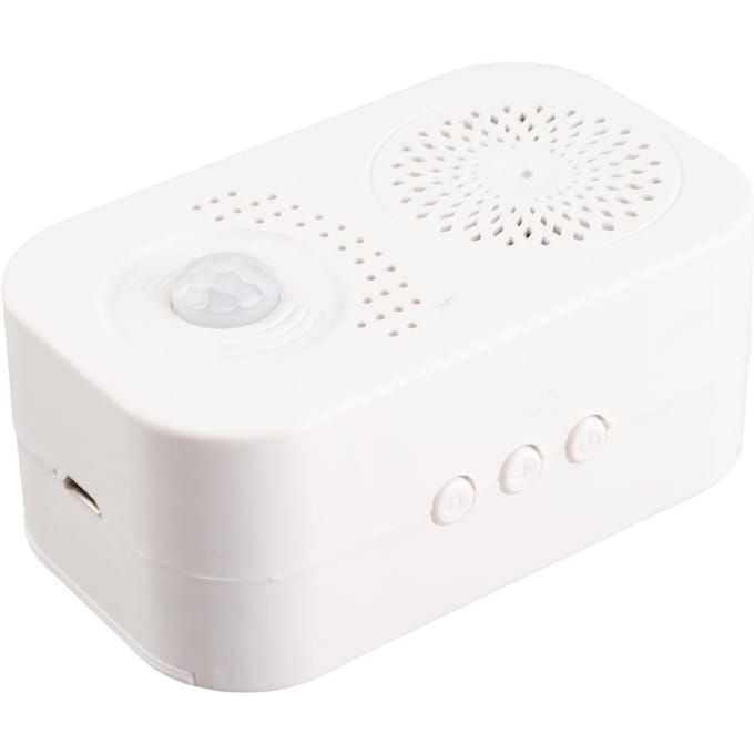 Draadloze Bewegingssensor Deurbel Spraakherinnering Welkomstzoemer Ringtones Volumeaanpassing USB-opladen voor Huis Winkel white