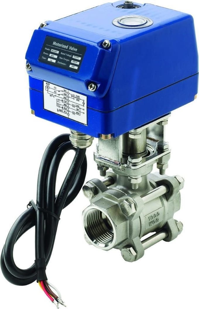VETUS elektrische Kogelkraan ¾" 24 Volt