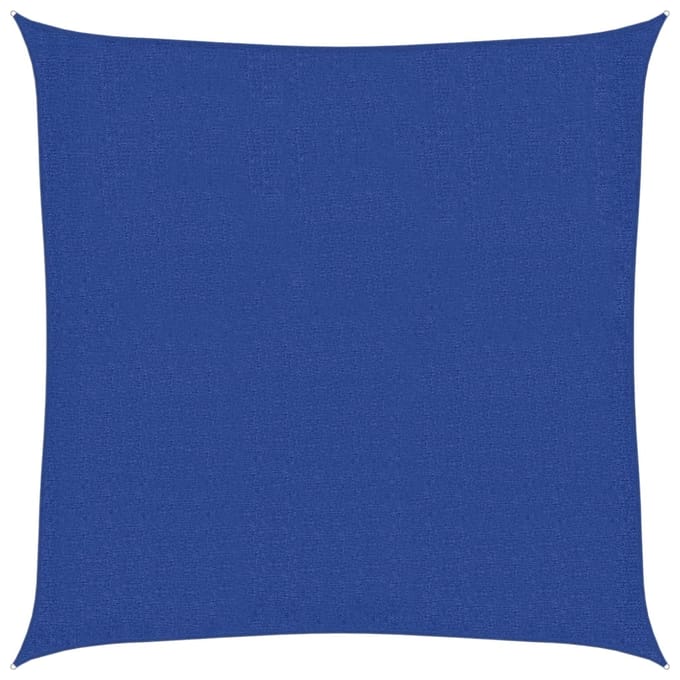 vidaXL - Zonnezeil - 160 - g/m² - 2,5x2,5 - m - HDPE - blauw