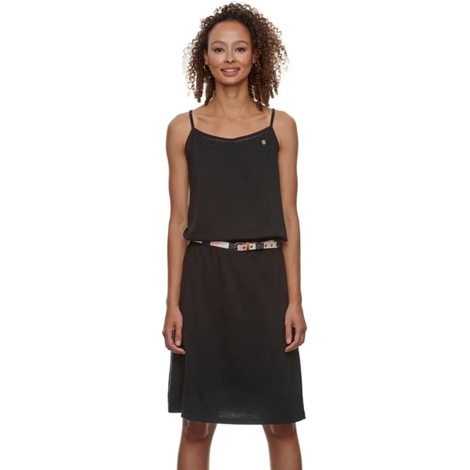 Ragwear jurk tyuna Zwart-L (40)