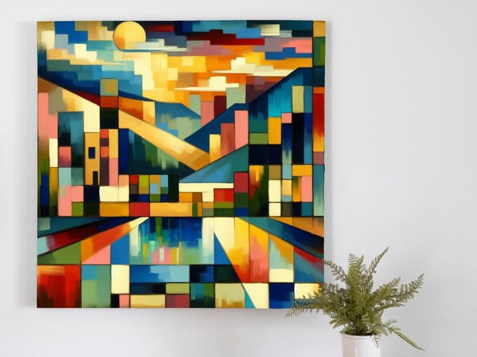 Kunstprint | Wanddecoratie | Dibond | 80 × 80 cm