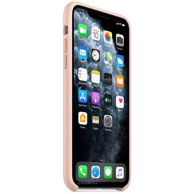 Silicone Backcover voor de Apple iPhone 11 Pro Max - Pink Sand