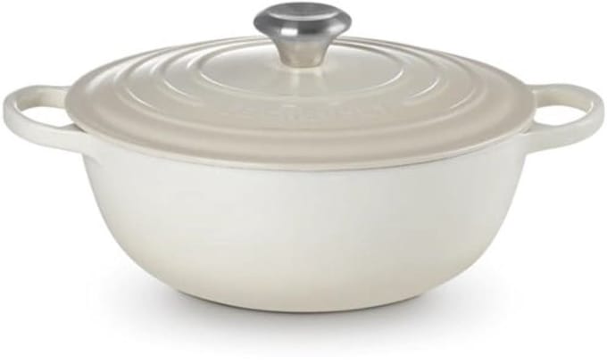 Le Creuset Marmite Signature 28cm / 4.9L Meringue
