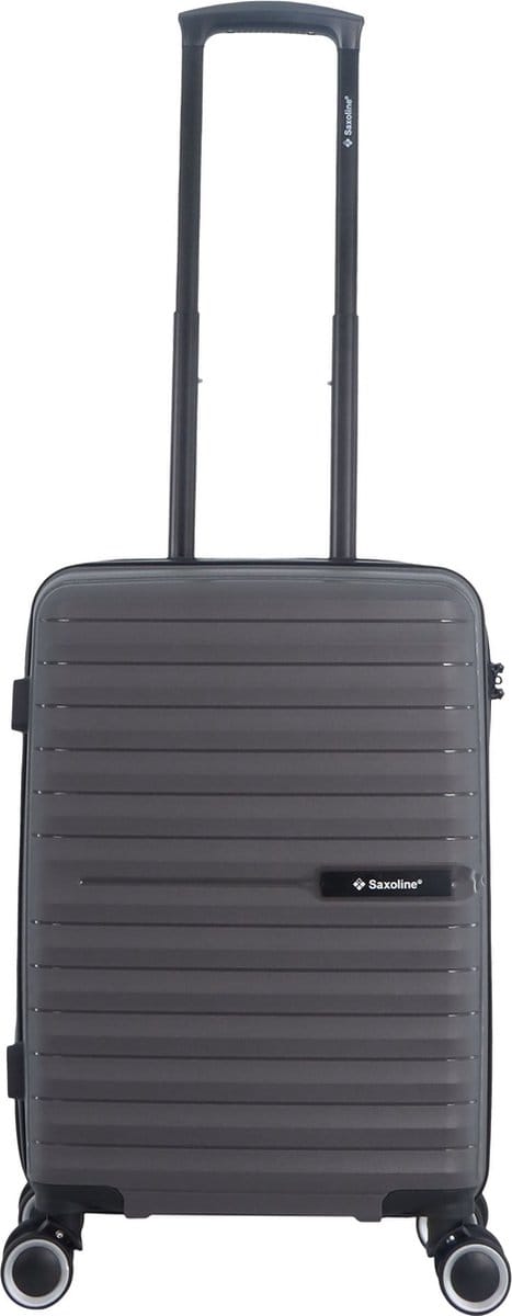 Saxoline – Fiesta | Handbagage / Harde Koffer / Reiskoffer – Small (33L) – Grijs - Grijs / Small