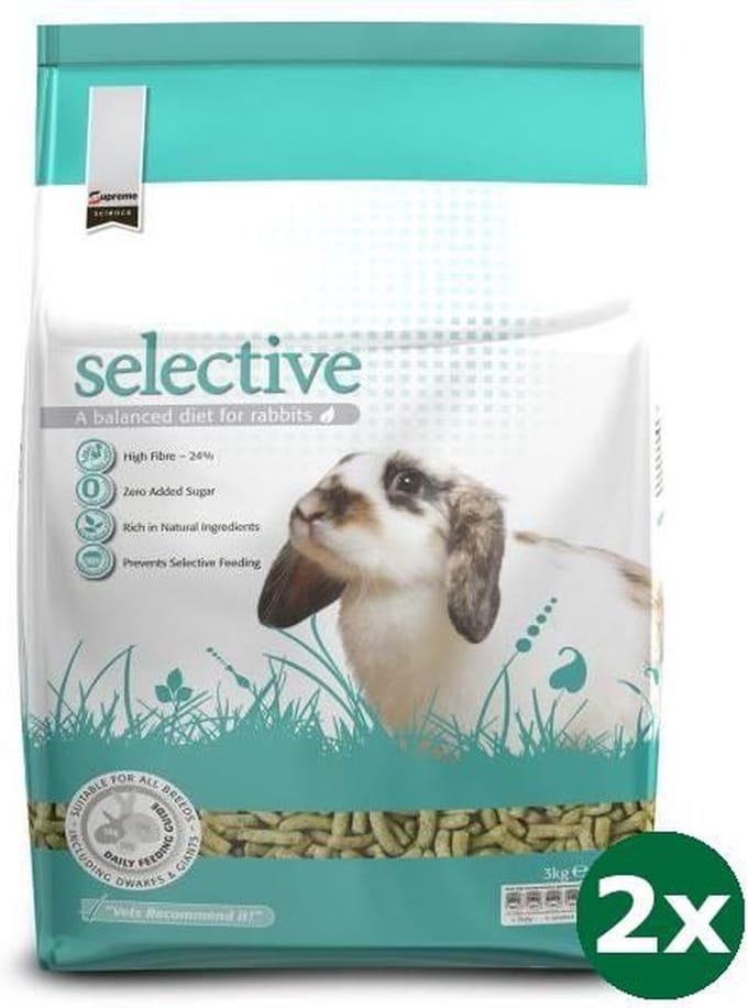 2x3 kg Supreme science selective rabbit
