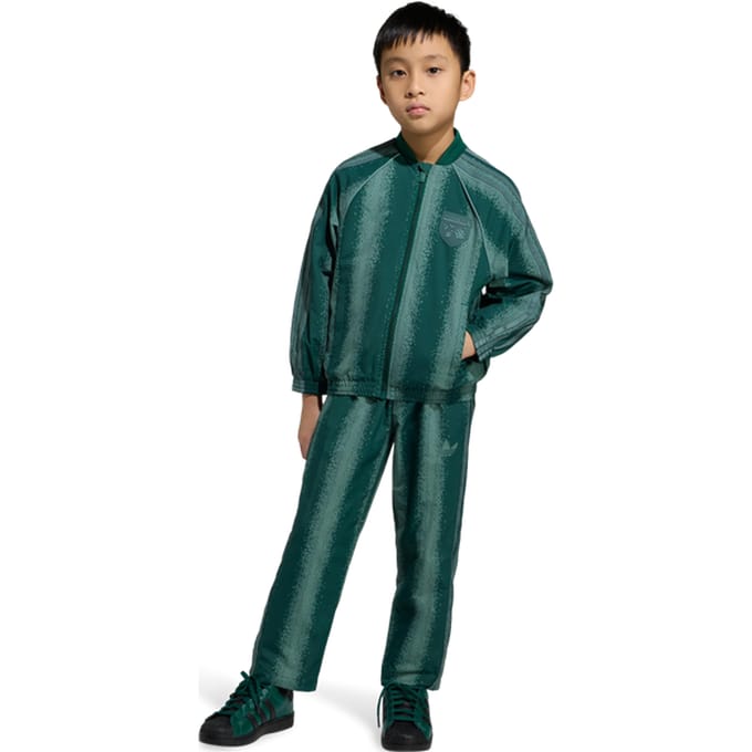 Adidas Minecraft Trainingspakken Peuter - Groen - Maat 111 - 116 CM - Poly Mesh