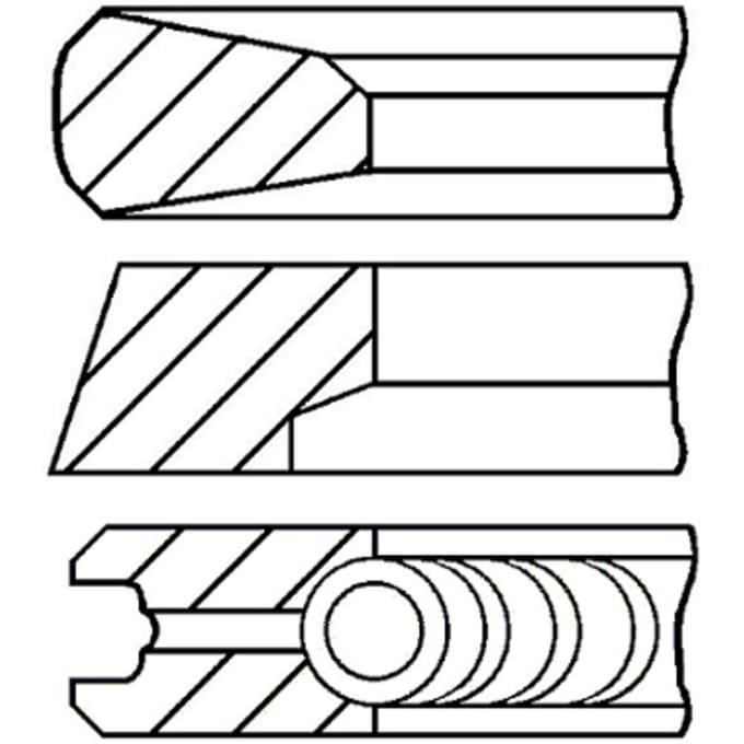 Goetze Engine Zuigerveren set GOETZE 0843440000