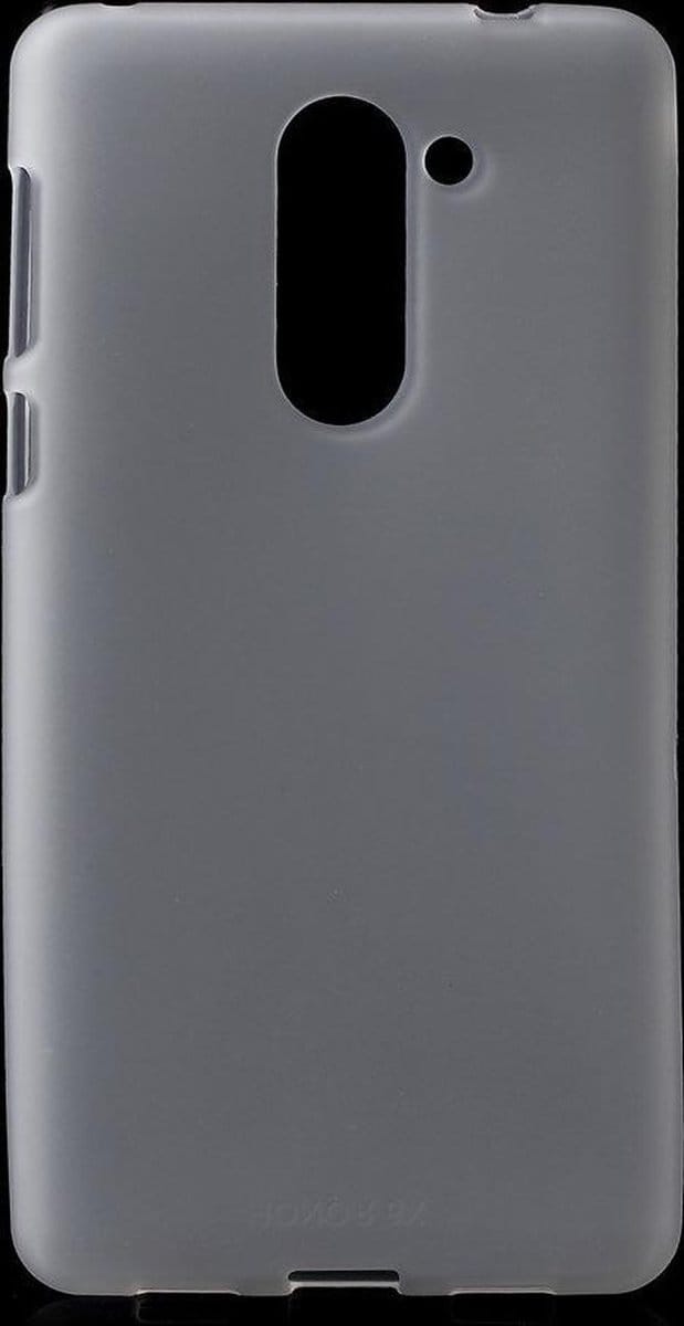 Shop4 - Honor 6x Hoesje - Zachte Back Case Mat Wit