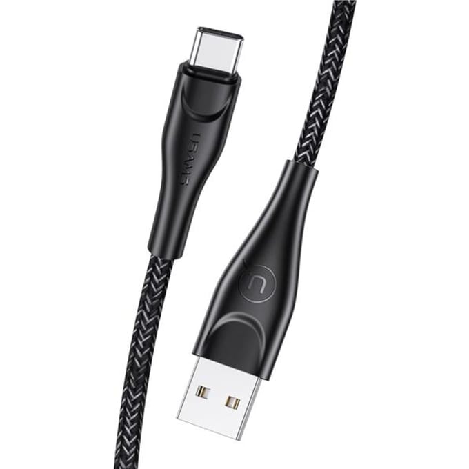 USAMS U41 Serie - USB-C Kabel - 1m - Snellaadfunctie - Nylon Gevlochten