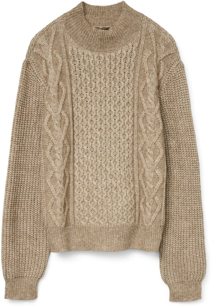 VERO MODA - VMUNIVERSE LS HIGHNECK PULLOVER GA BF - Dames - Gebreide truien