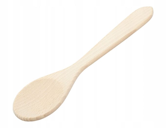 Houten Keukenlepel Saladelepel Beukenhout 25 cm