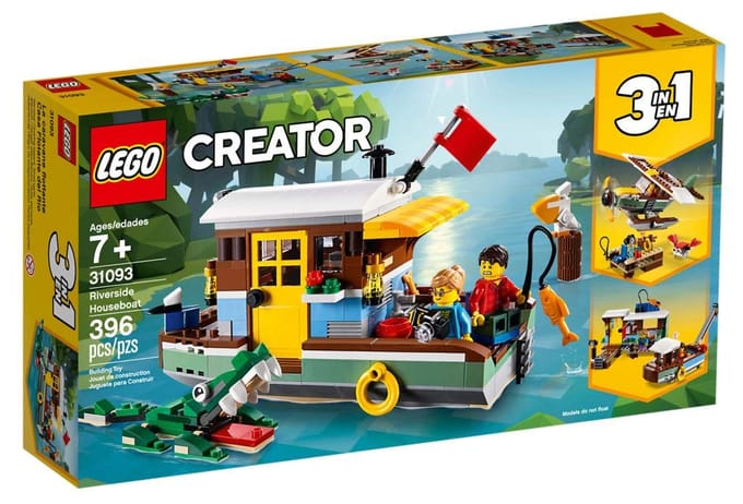 LEGO Creator Woonboot aan de rivier 31093