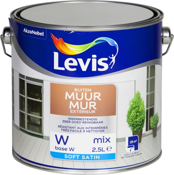 LV MUUR BUITEN MIX BASE W 2,5 L
