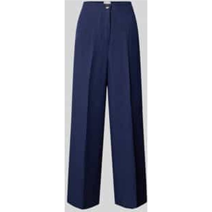 Stoffen broek van mix van viscose en linnen model 'PERA'