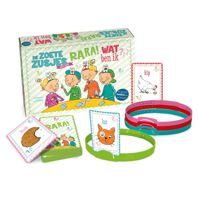 De Zoete Zusjes Rara! Wat ben ik?? Bordspellen Educatieve spellen Kaartspellen