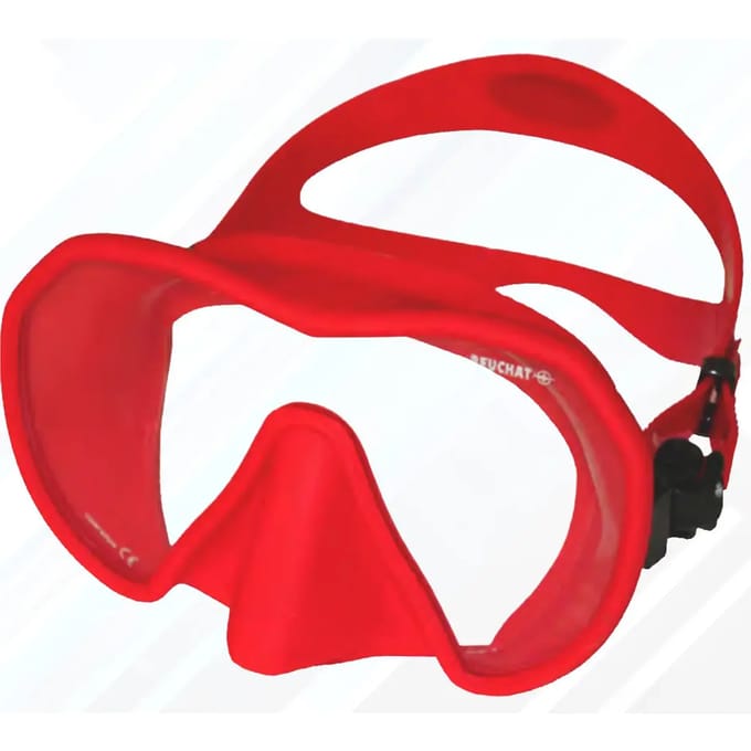 Beuchat MaxLux S masker Rood