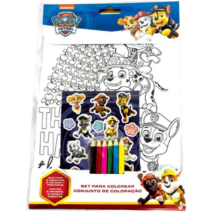 Nickelodeon Kleurset Paw Patrol Junior 14-delig