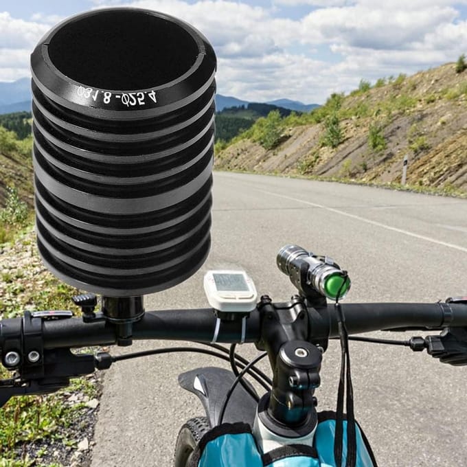 Stuuradapter Fiets - Stuurverkleiner - Fiets Oprollen - Antislip Ontwerp - 21.5 gram - Zwart