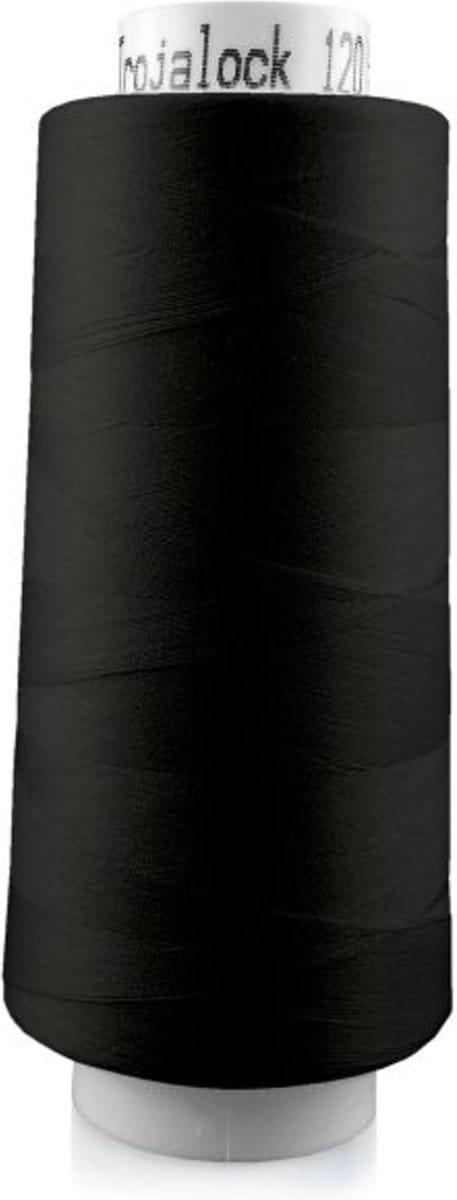Amann Troja Lockgaren 2500m kleur nr. 4000 - zwart