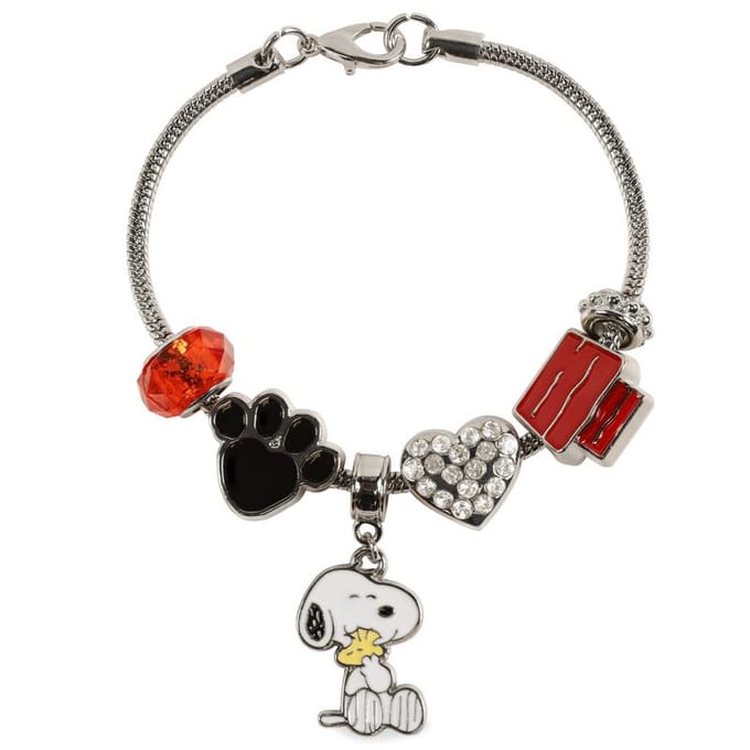 Peanuts Armband - Snoopy - zilverkleurig