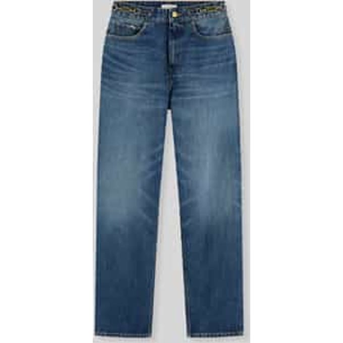 tapered fit jeans van puur katoen