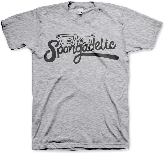 SpongeBob SquarePants Spongadelic T-shirt Heather-Grey