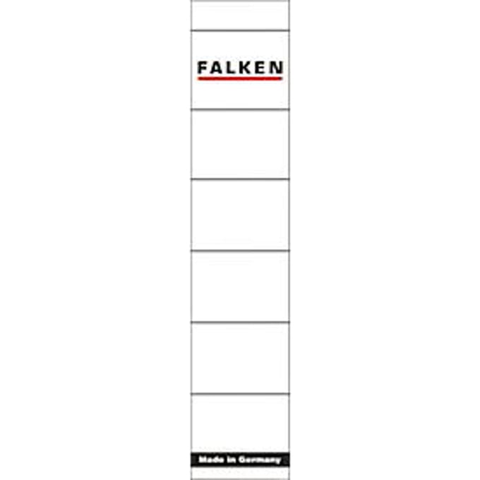 Falken Recycolor rugetiket, rugbreedte 80 mm, zelfklevend, 10 stuks