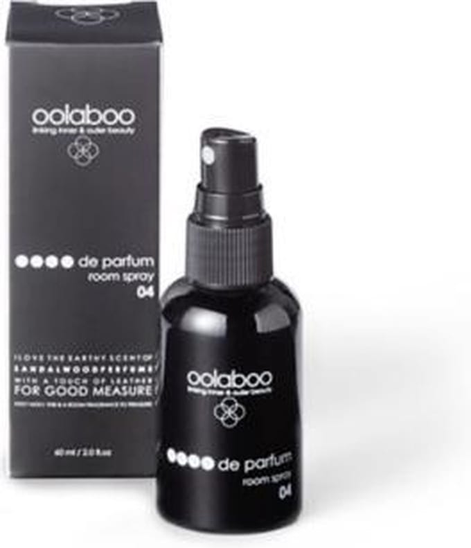 Oolaboo OOOO de parfum 04 roomspray - Intense warme geur van sandelhout en leder - 60 ml