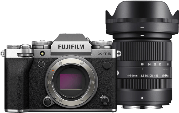 Fujifilm X-T5 Zilver + Sigma 18-50mm f/2.8 DC DN Contemporary