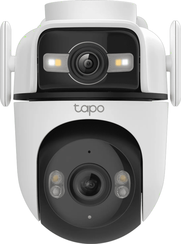 Tapo C545D Beveiligingscamera Dual lens - buiten - 2K 3MP - Pan/Tilt - AI detectie - IP66