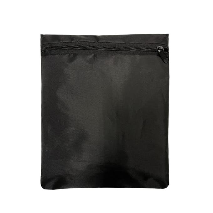 Waterdichte BBQ Grillhoes Draagbare Camping Kooktoestelhoes Opvouwbare BBQ Hoes Stofdicht met Trekkoord zwart