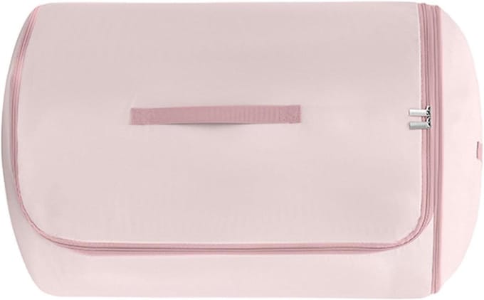 Dekbed Tas - Opbergzak - Ruimte Besparen - Compressie Container - 25 x 25 x 2 cm - Roze