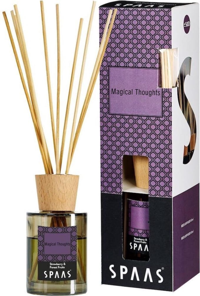 Spaas Geurstokjes Magical Thoughts Lavendel & Chocolade (80 ml)