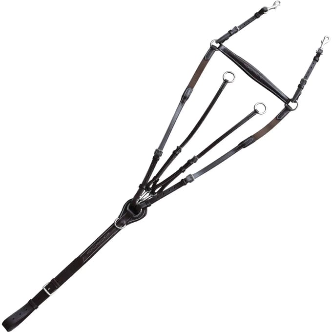 Jachthalsband voor paard met stiksels Canter