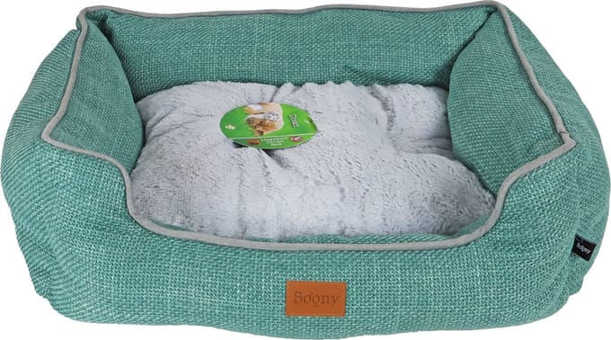 Boony divan linnenlook 60 x 50cm pastel groen