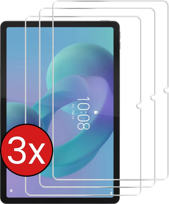 Screenprotector - 3 Stuks - Geschikt voor Lenovo Idea Tab - Extra Sterk - Beschermglas - Gehard Glas - Tempered Glass - Screen Protector