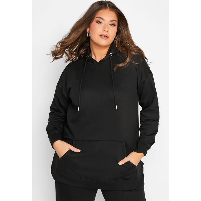 Yours Hoodie Zonder Sluiting In Zwart Size 42